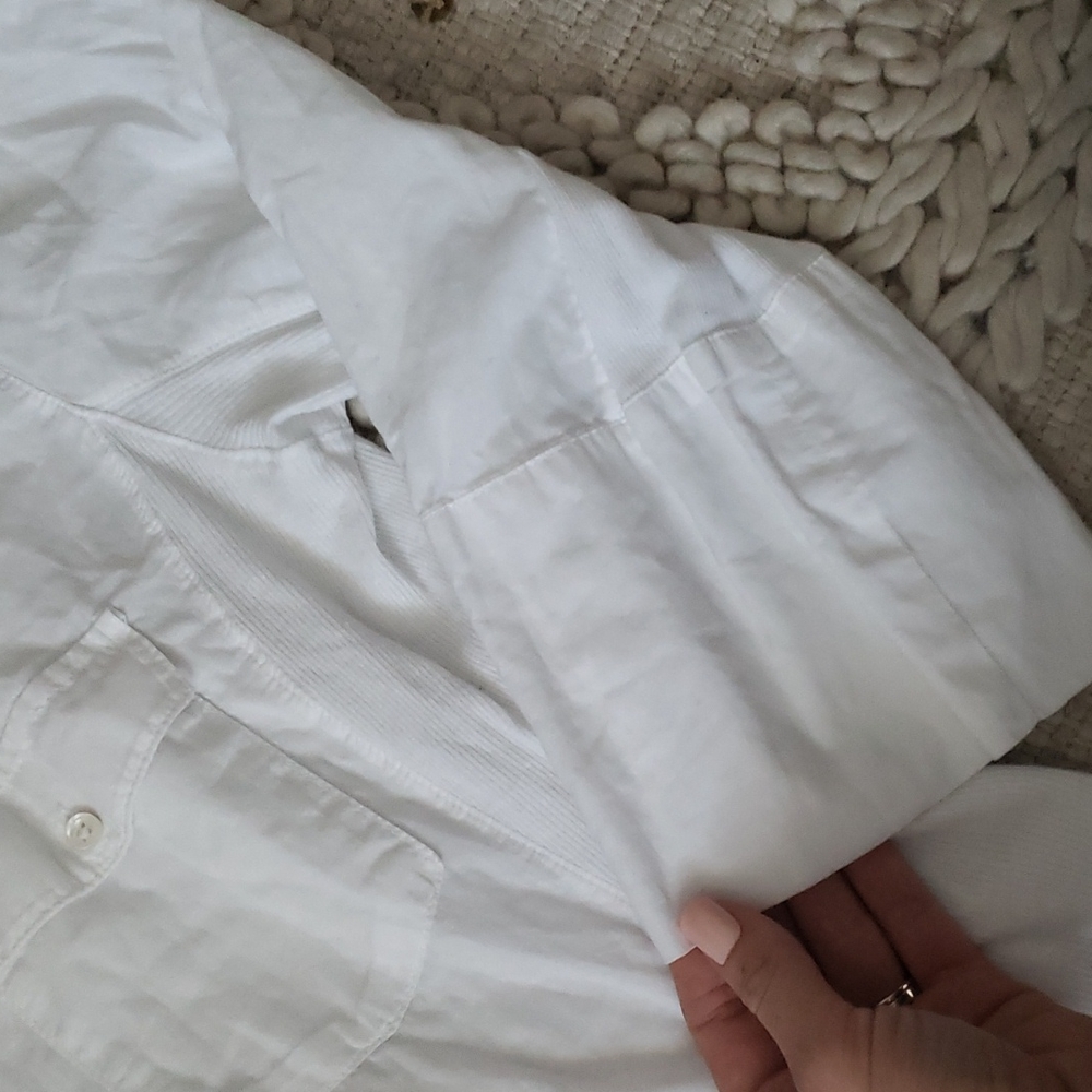 James Perse Crisp White Button-Down Shirt - Picture 4 of 15